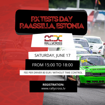 RX PRE-RACE TEST DAY RAASSILLA JUNE 17