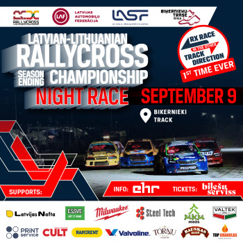 NIGHT RALLYCROSS / SEPTEMBER 9TH / BIKERNIEKI