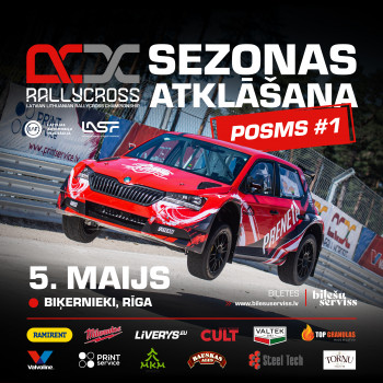 5. maijā, Rīgā Latvijas Lietuvas rallijkrosa čempionāta sezonas atklāšana