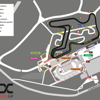 TRACK MAP / TRASES KARTE