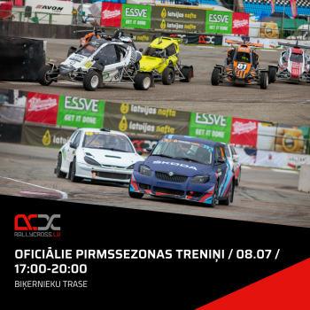 OFICIĀLIE PIRMSSEZONAS TRENIŅI / 08.07 