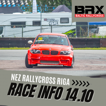 NEZ RALLYCROSS RIGA | Race info October 14th